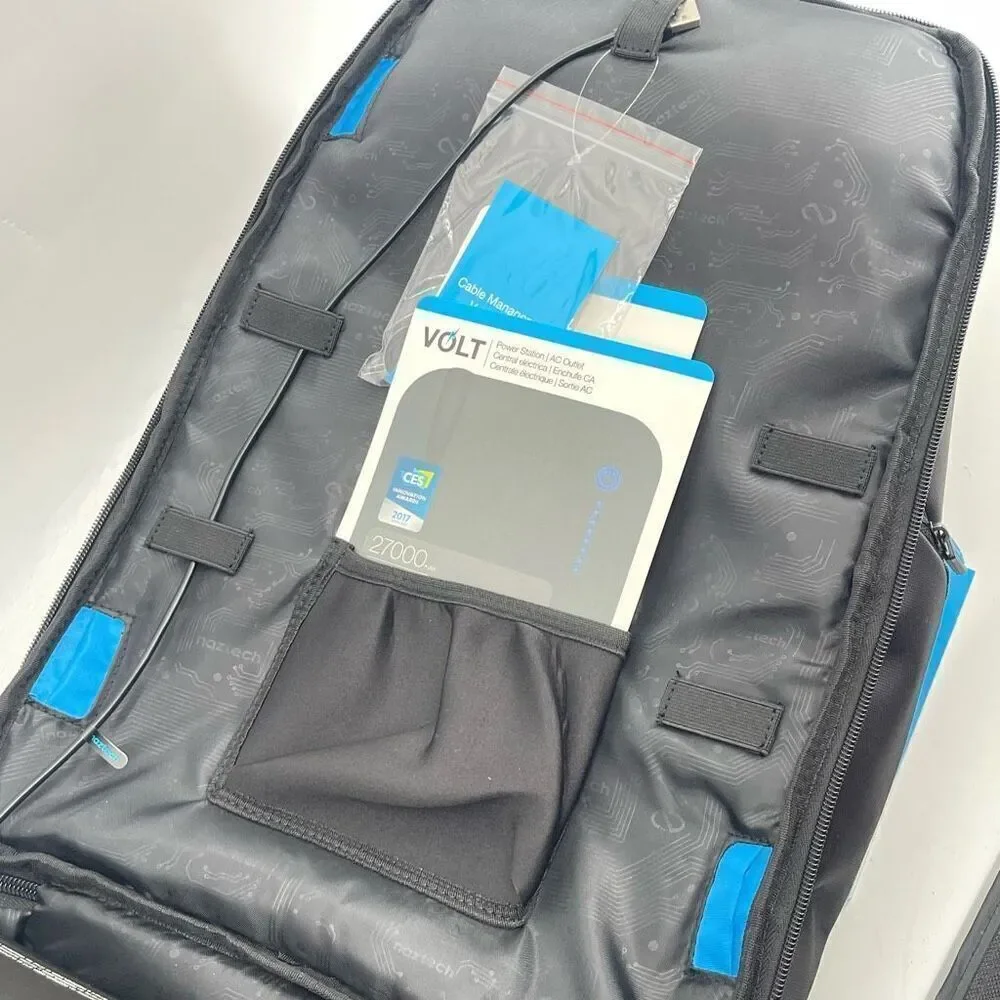Naztech SmartPack Charging Backpack – Power On the Go, Black